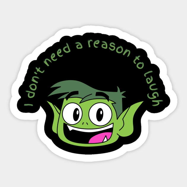 Beast Boy Sticker by Outland Origin